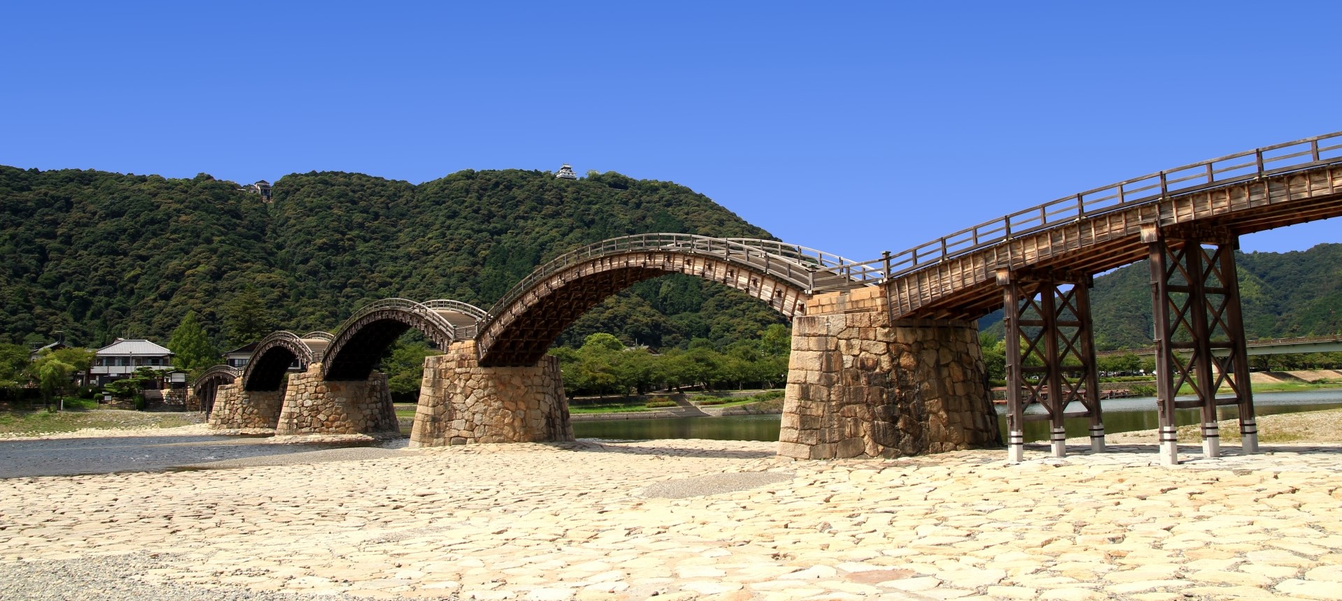 錦帯橋と城山