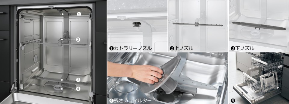 ビルトイン食器洗い乾燥機 フロントオープンタイプ
